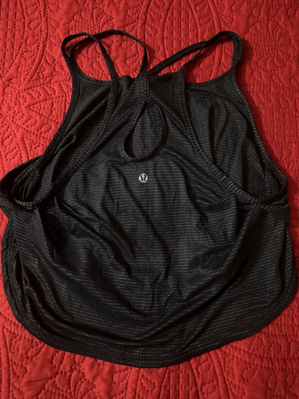Lululemon Flowy Cropped Loose Fit Tank top size 6 - Picture 2 of 4